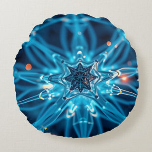 Synaptic Star Round Cushion