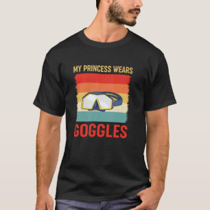 Sync Swimming My Princess Wears Goggles Retro Vint T-Shirt