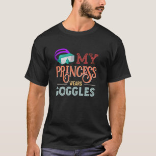 Sync Swimming My Princess Wears Goggles Retro Vint T-Shirt