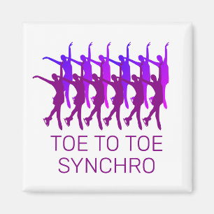 Synchro Figure Skating Giftware Magnet