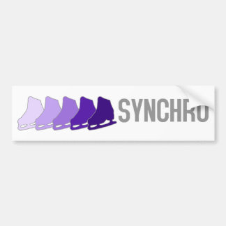Synchro Skates Bumper Sticker