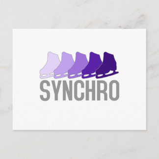 Synchro Skates Postcard