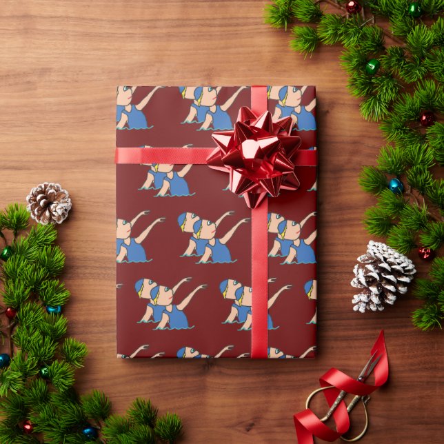 Synchro Swimming Wrapping Paper (Holiday Gift)