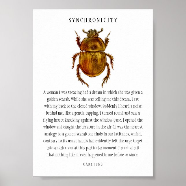 Synchronicity Scarab Poster (Front)