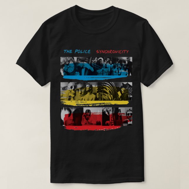 Synchronicity  The Police   T-Shirt (Design Front)