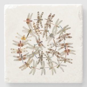 Synchronised Dragonflies Coaster