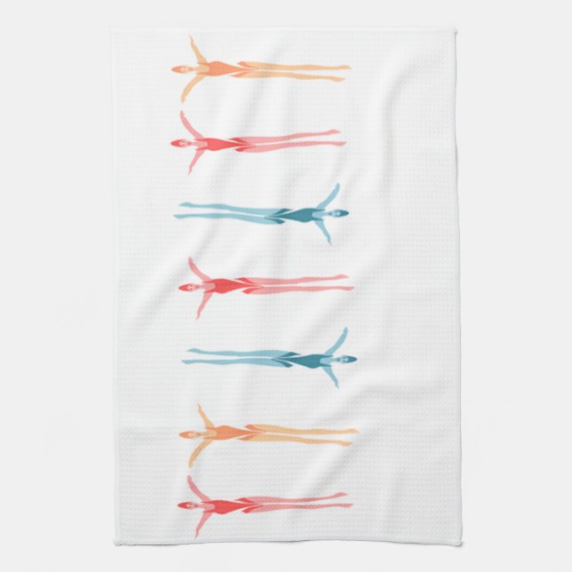 Synchronised Swim Tea Towel (Vertical)
