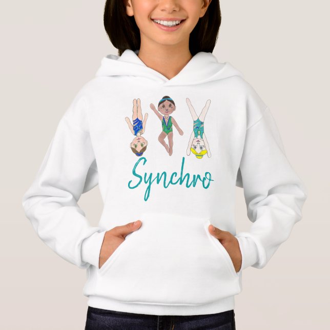 Synchronised Swimmer Girls Swim Team Synchro (Front)