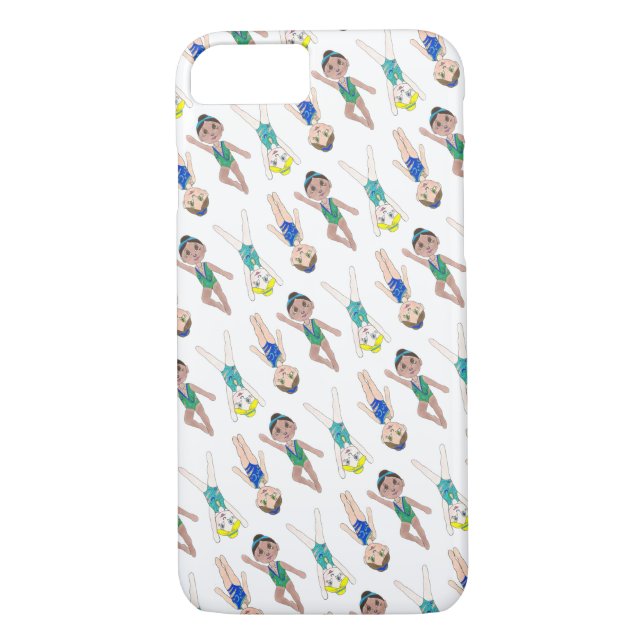 Synchronised Swimmer Girls Swim Team Synchro Case-Mate iPhone Case (Back)