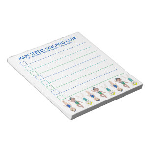 Synchronised Swimmer Pool Synchro Swimming Girls Notepad