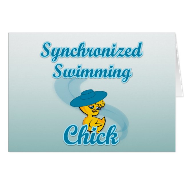 Synchronised Swimming Chick #3 (Front Horizontal)