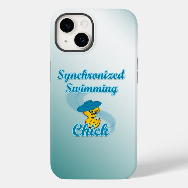 Synchronised Swimming Chick #3 Case-Mate iPhone Case (Back)