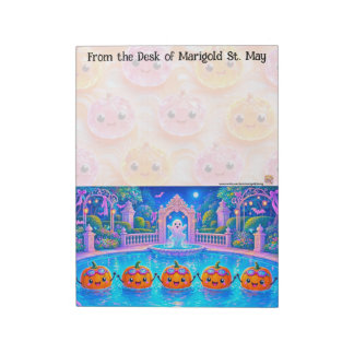 Synchronised Swimming Halloween Notepad