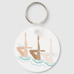 Synchronised Swimming Key Ring