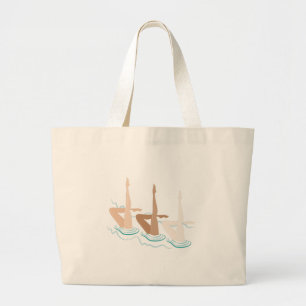 Synchronised Swimming Large Tote Bag