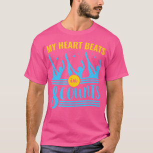 Synchronised Swimming My Heart Beats In 8 Counts T-Shirt