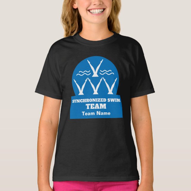 Synchronised Swimming Team T-Shirt (Front)