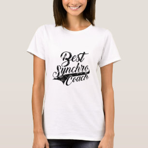 Synchronized Swimming Best Synchro Coach T-Shirt