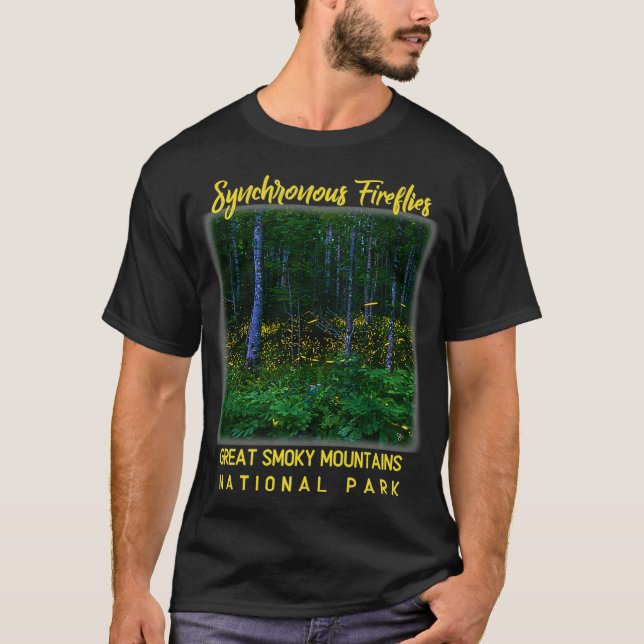 Synchronous Fireflies Great Smoky Mountains Nation T-Shirt (Front)