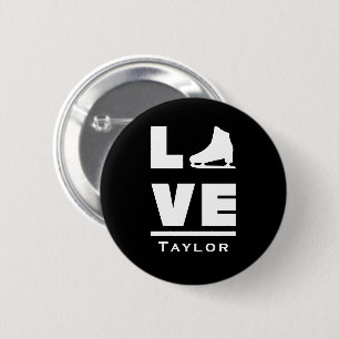 Synchronous Love And Live Figure Skating Name Text 6 Cm Round Badge