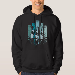 Synchronous Swimming Retro Hoodie