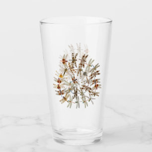 Syncronized Dragonflies Pint Glass