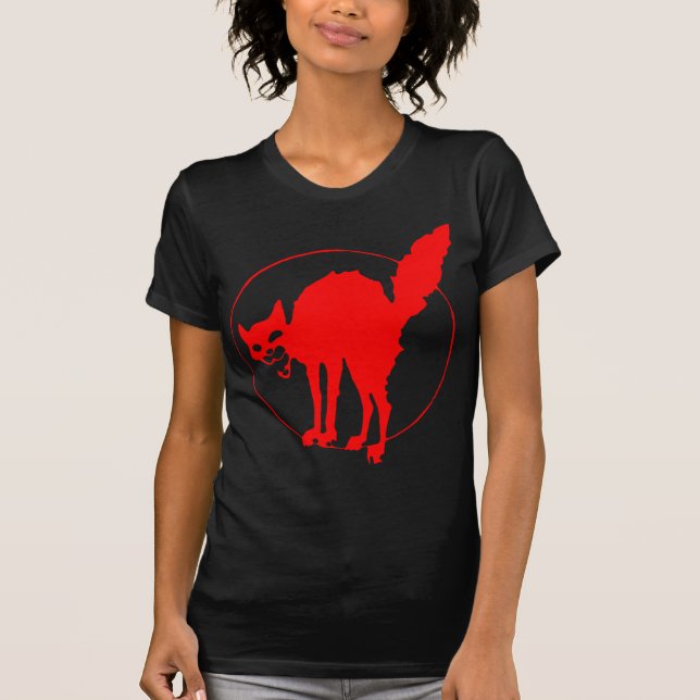 Syndicalist's cat T-Shirt (Front)