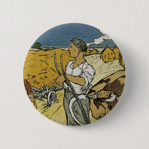 Syndicat Central Des Agricultures de France 6 Cm Round Badge