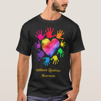 Syndrome Awareness Hands Williams Syndrome Gift  T-Shirt