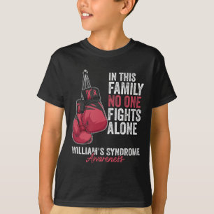 Syndrome Awareness Month Gloves Burgundy Ribbon T-Shirt