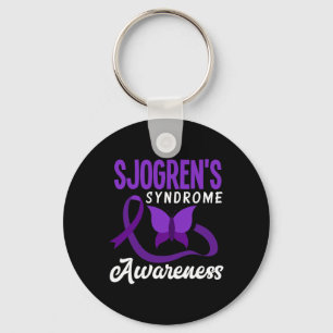Syndrome Awareness Sjogren's Syndrome Warrior  Key Ring