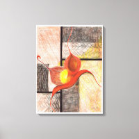 Synergy Hand-illustrated (Ivory Edge) Canvas Art