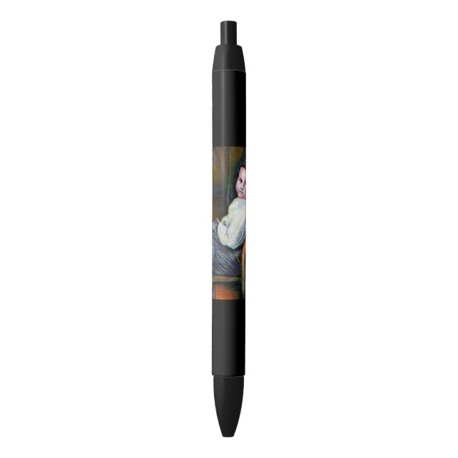 Synesthesia Black Ink Pen (Front Vertical)