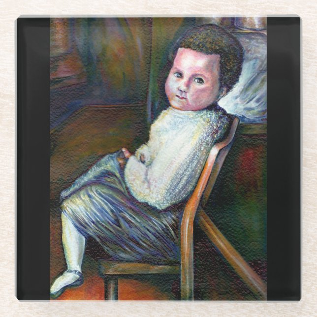 Synesthesia Glass Coaster (Front)