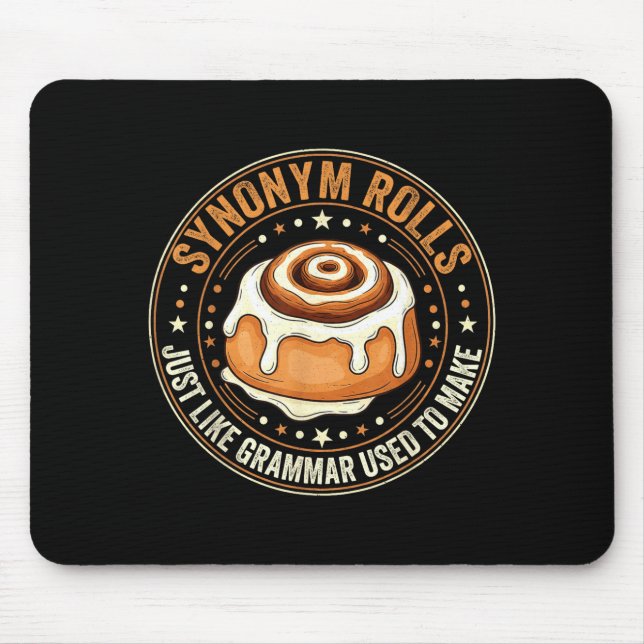 Synonym Rolls Just Like Grammar Used To Make Engli Mouse Mat (Front)