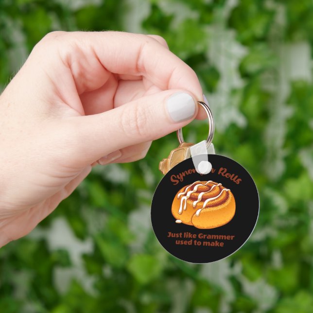 Synonym Rolls Just Like Grammer Used To Make Key Ring (Hand)