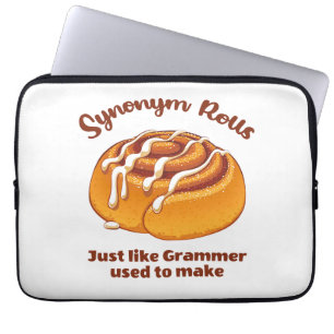 Synonym Rolls Just Like Grammer Used To Make Laptop Sleeve