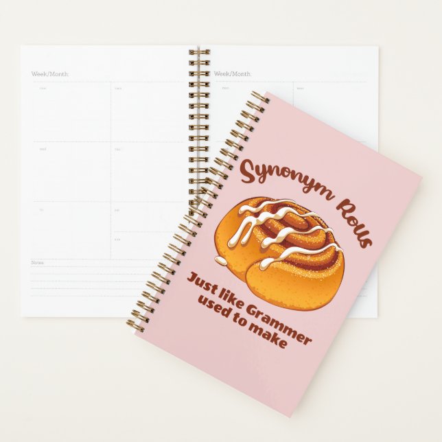 Synonym Rolls Just Like Grammer Used To Make Planner (Display)