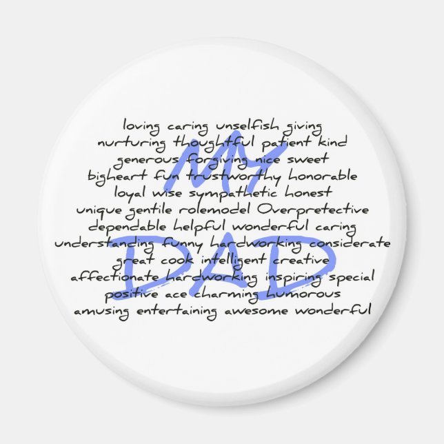 Synonyms For Dad Magnet (Front)