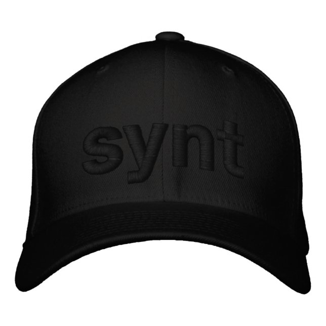 SYNT black and beautiful baseball cap (Front)