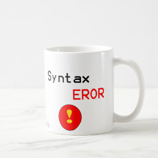 Syntax Error Coffee Mug
