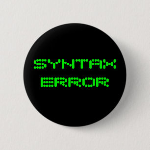 SYNTAX ERROR Pin