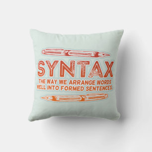 Syntax Funny Sentence structure Grammar Cushion