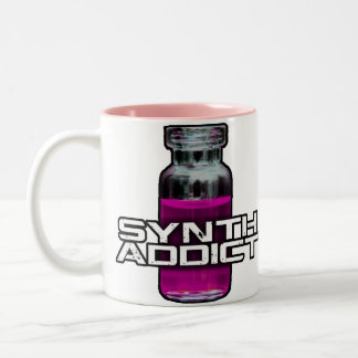 Synth Addict Two-Tone Coffee Mug