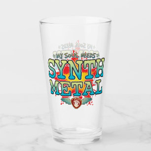 Synth Metal Soul Glass Tumbler