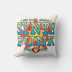 Synth Punk Soul Cushion
