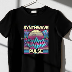 synth wave pulse T-Shirt