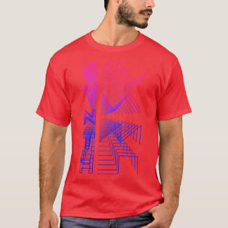 Synth Waveform Audio Analogue Design Modular Gift T-Shirt