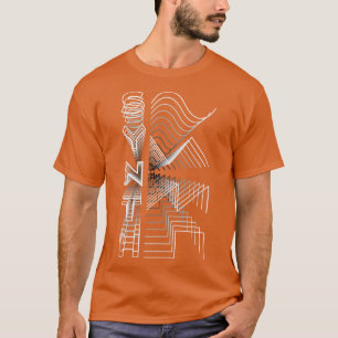 Synth Waveform Audio Analogue Design Modular Gift T-Shirt