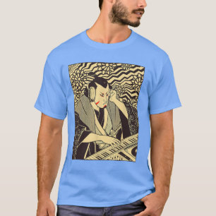Synthechno Music Funny Samurai Synthesizer friends T-Shirt